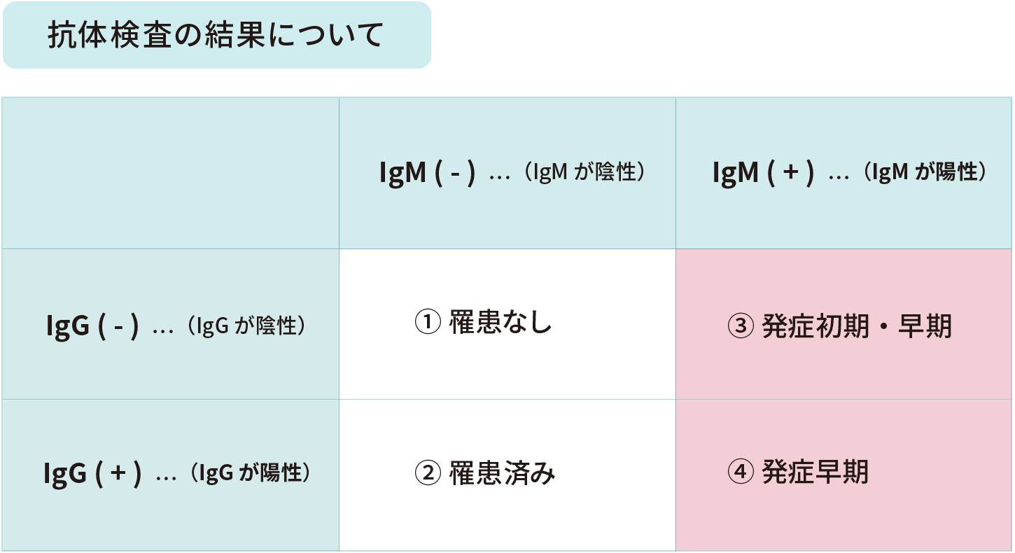 抗体検査の結果について