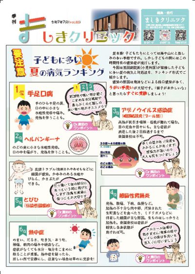 R7.7.1季刊紙ましきクリニックvol32表のサムネイル